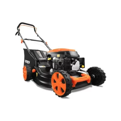 Mașină de tuns iarba pe benzină de 146 cmc, lățime de tăiere de 46 cm, împingere manuală - motor pe benzină