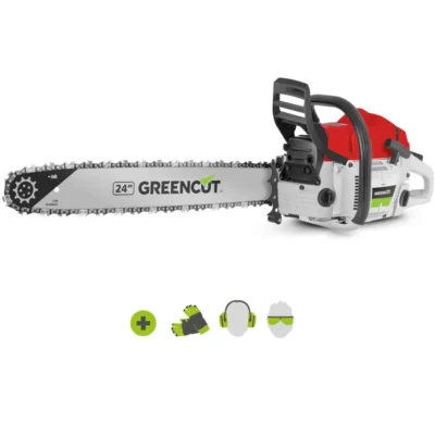 Drujbă pe benzină de 75 cmc, 4,8 CP, cu lamă de 24″