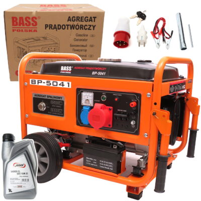 Generator electric 3,5 kW, generator de curent 230/400 V, benzină