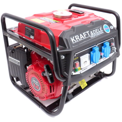 Generator 1500 W, 3 CP, monofazat, benzină, 230 V